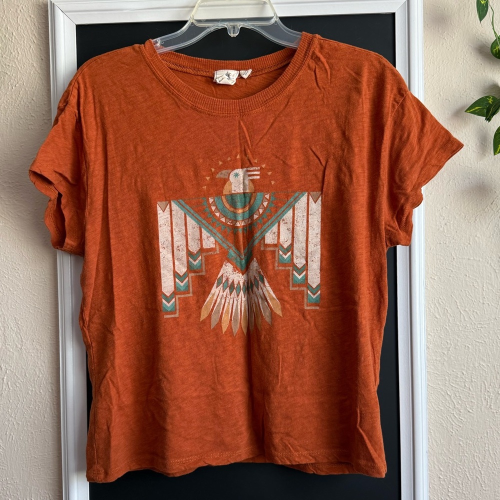 White Crow Rust Graphic T-Shirt